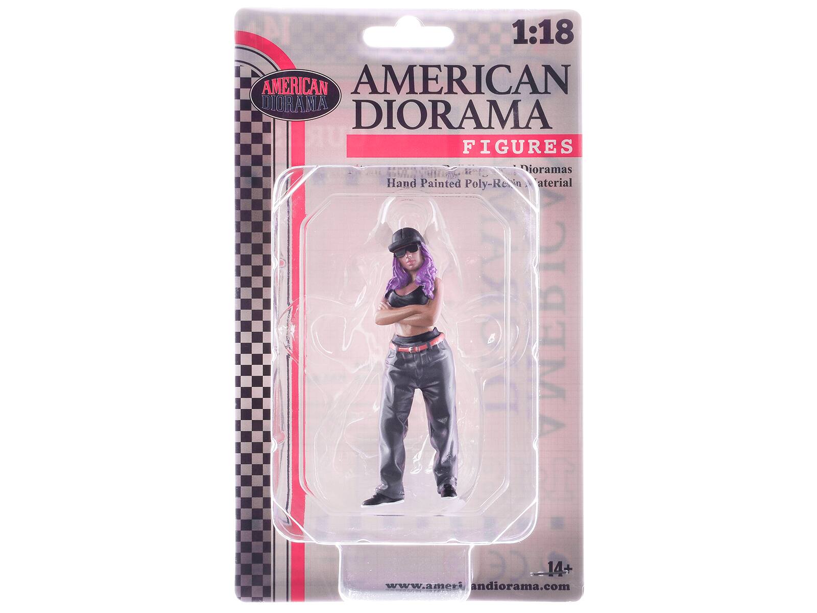1:18 AMERICAN DIORAMA FIGURES  
Dioramas  
Hand Painted Poly-Resin  
Material  
14+  
www.amerandiorama.com