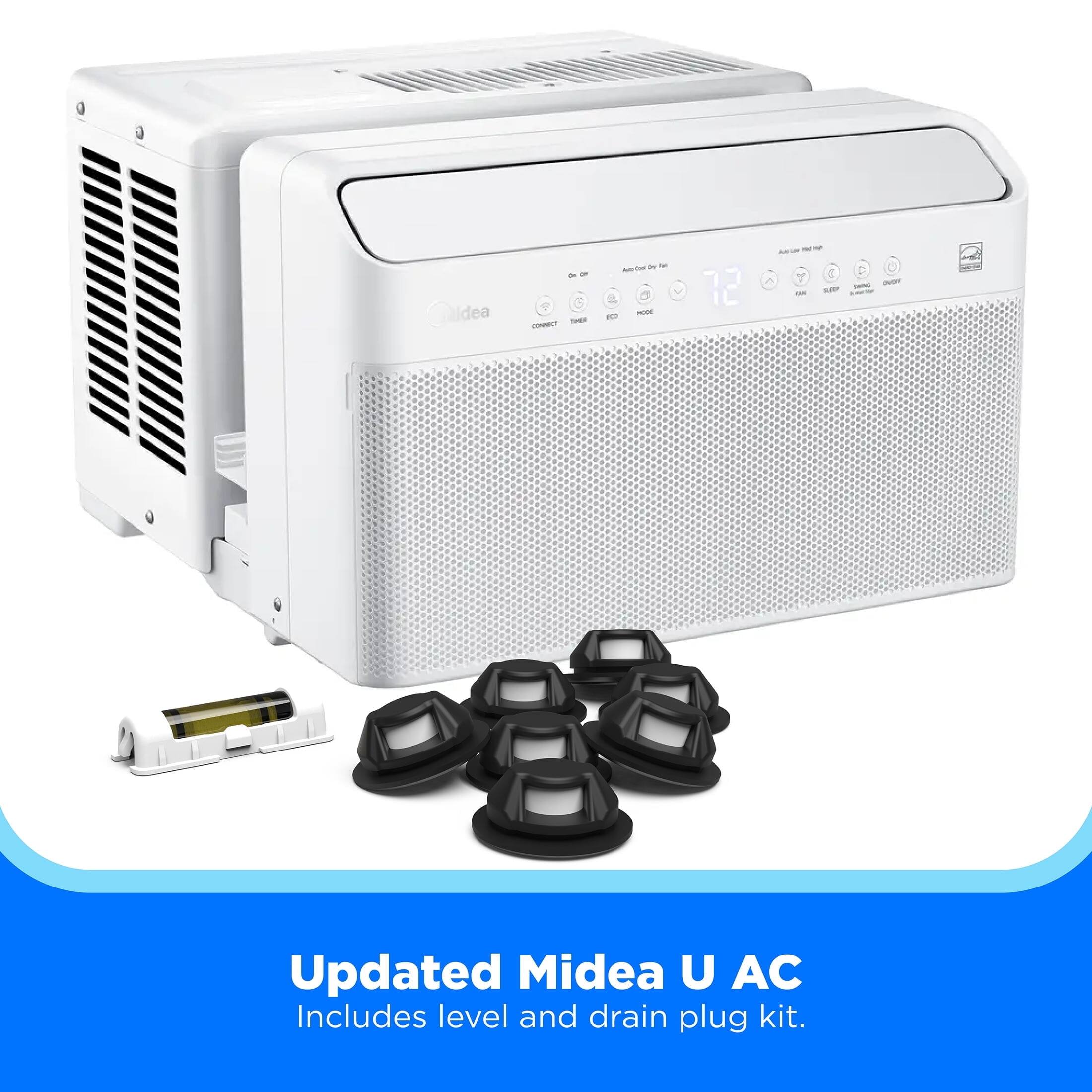 Updated Midea U AC  
Includes level and drain plug kit.