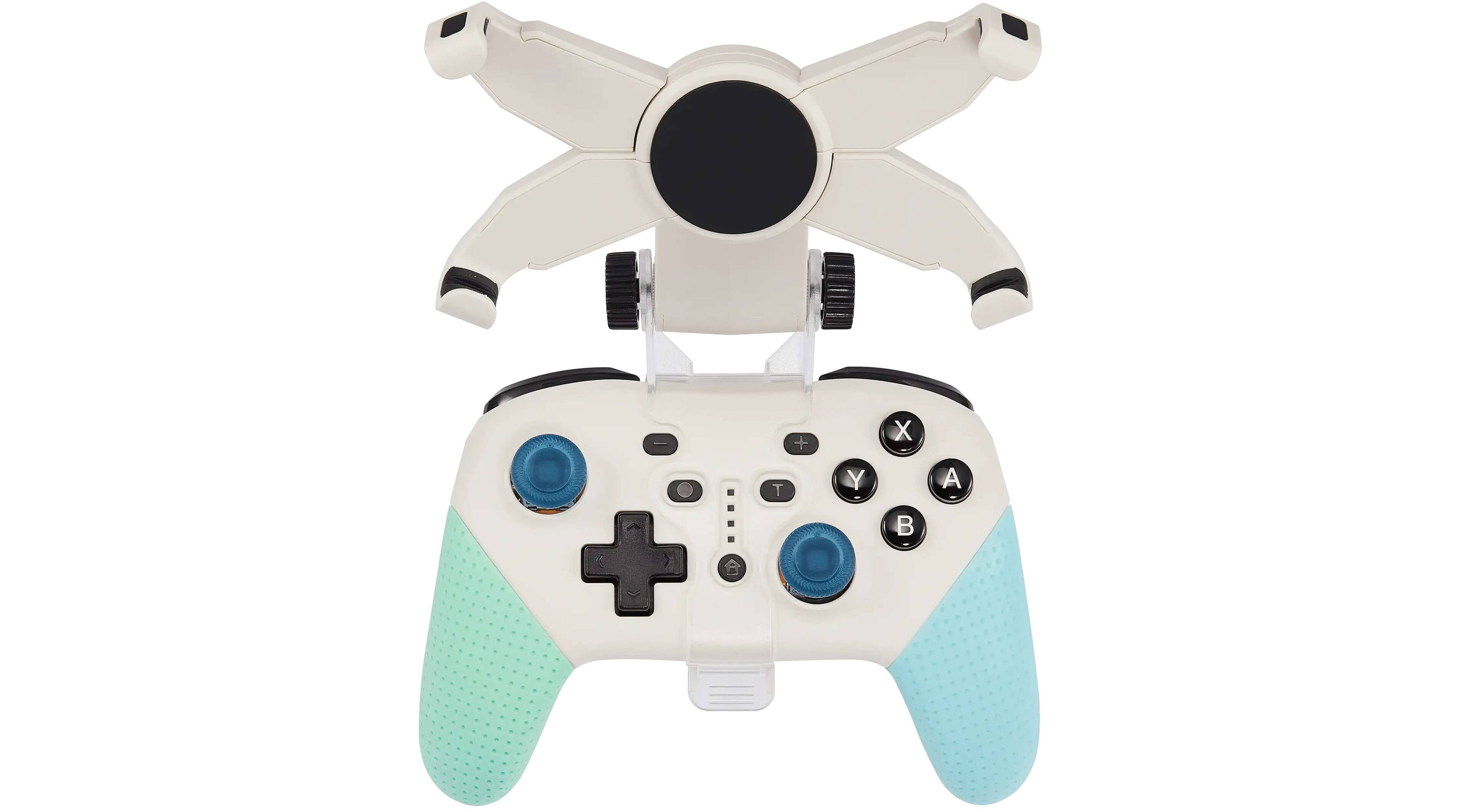 Alt View 7. Dobe - DOBE - Wireless Dual-Motor Bluetooth Controller Compatible For Nintendo Switch (Blue/Green) - Blue/Green.