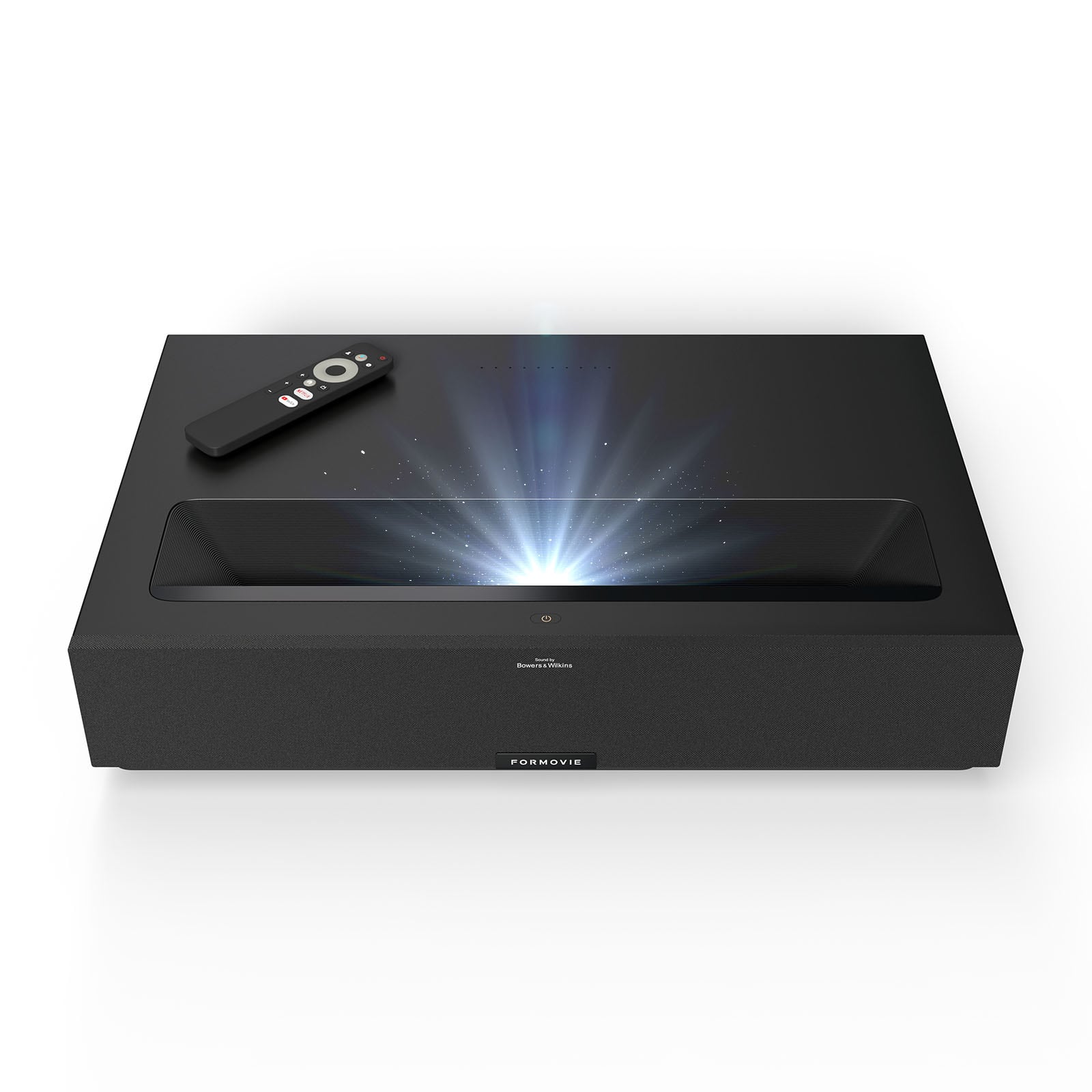 Formovie - Theater Premium 4K UHD Ultra Short Throw Triple Laser Projector with Google TV Licensed Netflix, 2200 ISO Lumen - Grey