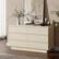 Front. Furnulem - 6 Drawer Dresser for Bedroom Storage Organizer Cabinet with Deep Drawers for Living Room Hallway - Beige.