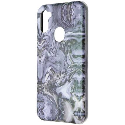 Front. Mybat - MyBat Fuse Series Case for Samsung Galaxy A11 - Gray Swirl - Gray.