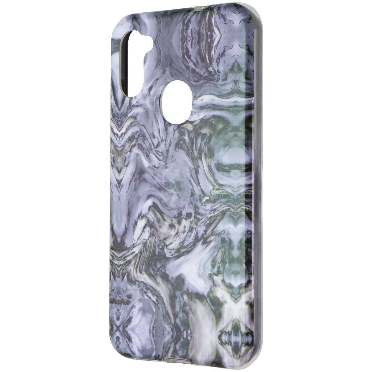 Front. Mybat - MyBat Fuse Series Case for Samsung Galaxy A11 - Gray Swirl - Gray.