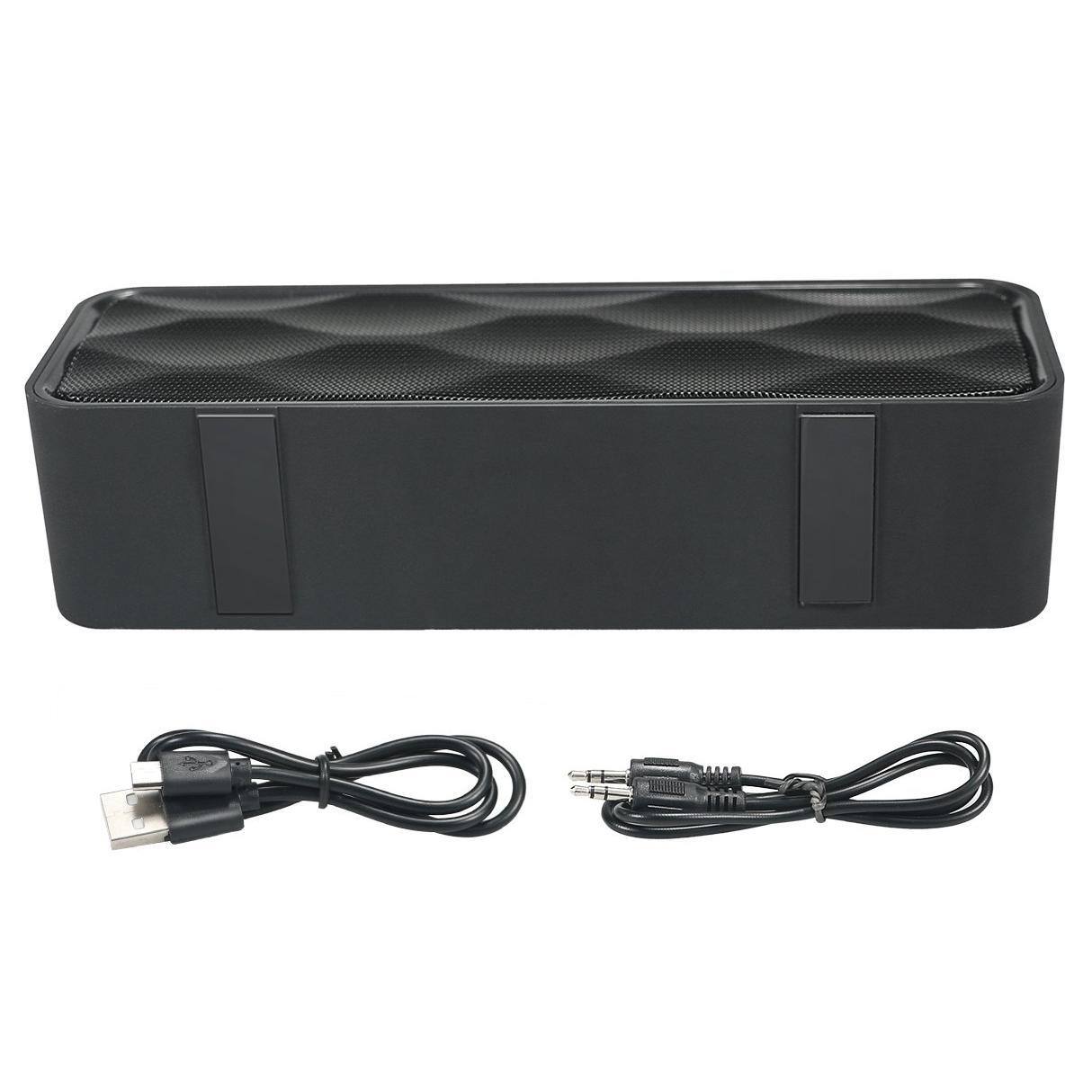 Alt View 3. Pacoar Cade - usb Wireless With Aux/usb/tf Card Slot Outdoor Portable Stereo Hd Audio Enhanced Bass Dual-driver Handsfree Calling Fm - Black.