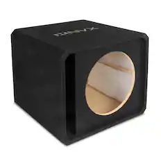 Front. NVX - NE151P Single 15" Slot Ported 3/4" MDF Subwoofer Enclosure.