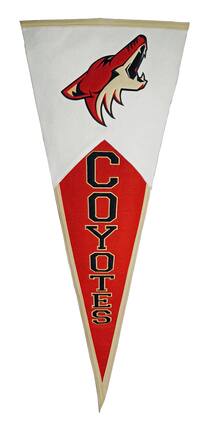 Front. Winning Streak Sports - Arizona Coyotes NHL GIANT SIZE Pennant 17x40 Wool Pennant - Multi.