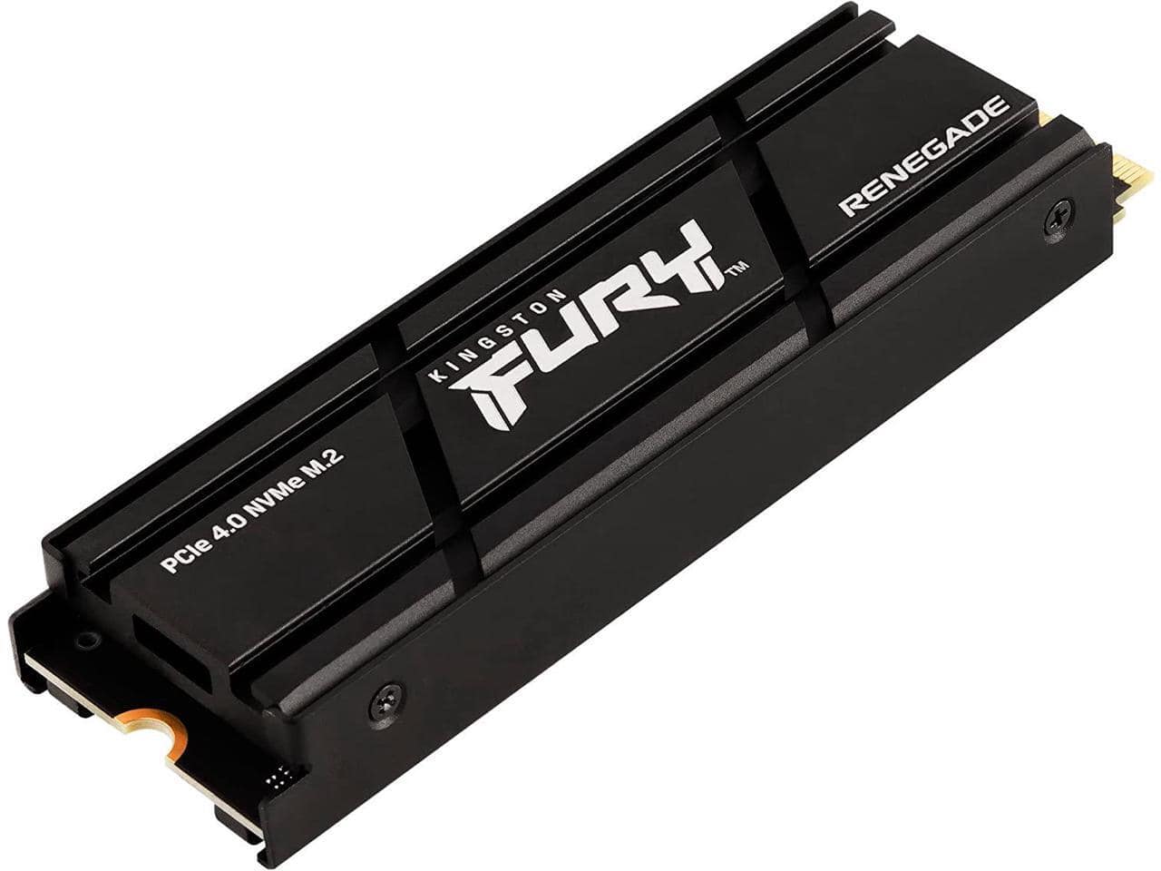 Kingston - SFYRSK/1000G Fury Renegade 1TB PCIe Gen 4 NVMe M.2 Internal Gaming SSD with Heat Sink|PS5 Ready|Up to 7300MB/s