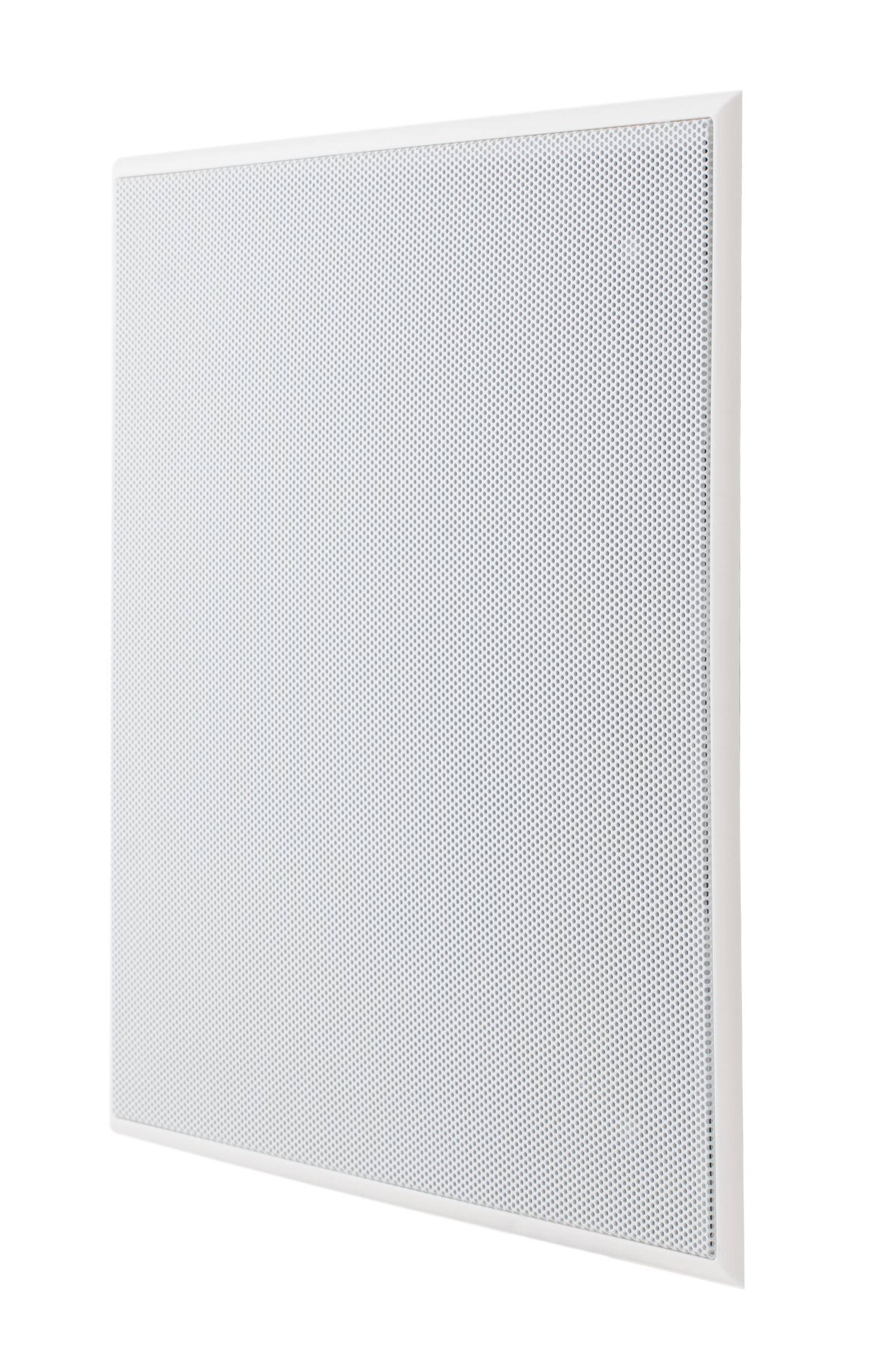 Angle. Sonance - PS-C63/C61/C43RTLP SQUARE ADAPTER WITH GRILLE -  Professional Series 6.5" Square Adapter and Grille (2-pack) - Paintable White.