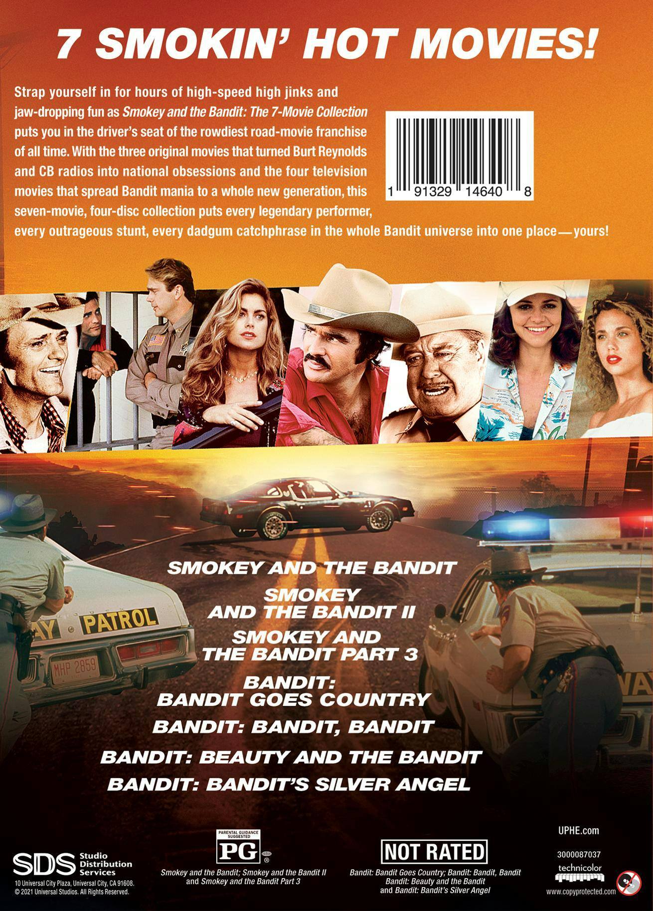 Back. Smokey and the Bandit: The 7-Movie Outlaw Collection (DVD Set) [DVD].