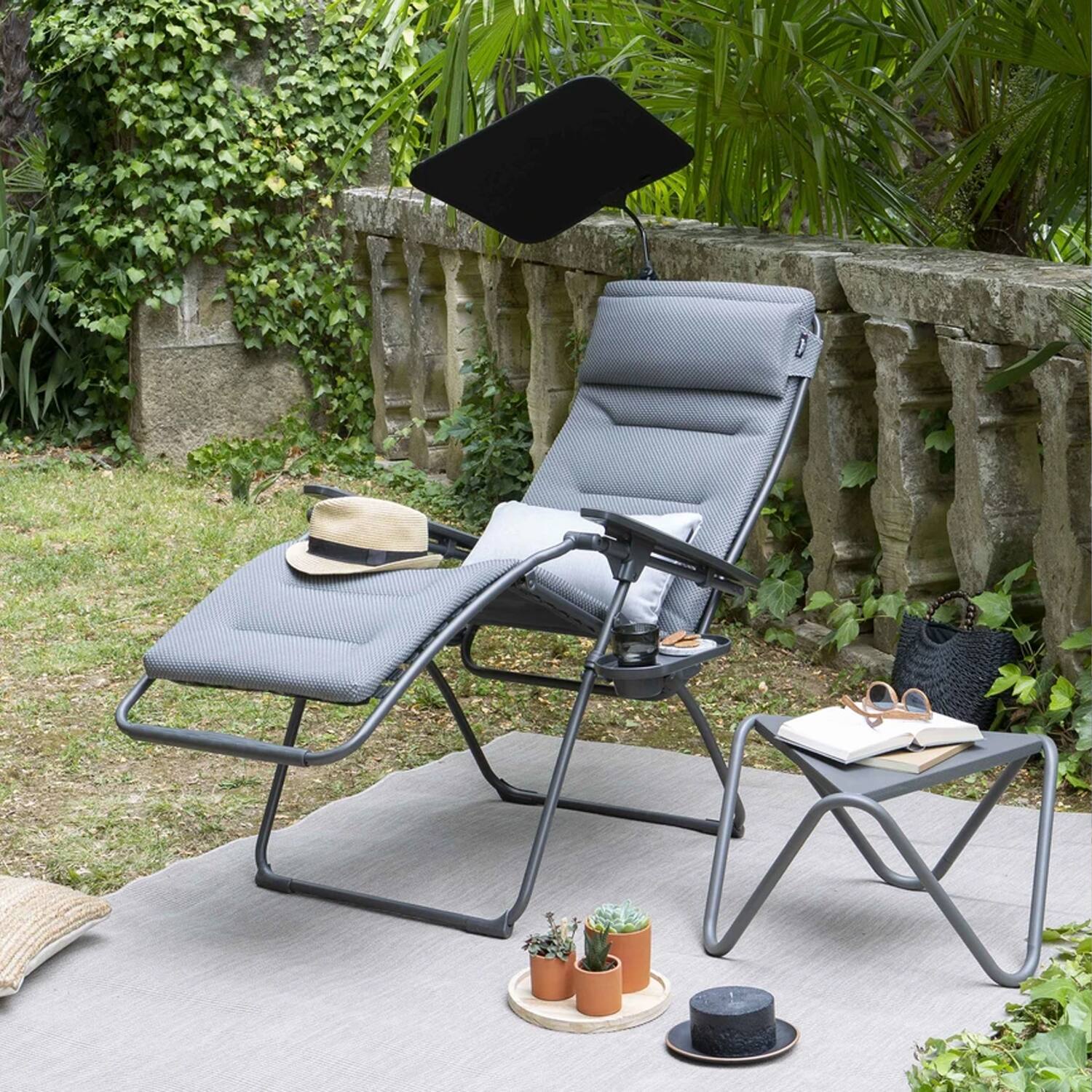 Alt View 2. Lafuma - Lafuma Outdoor Zero Gravity Camping Chair Sun Shade Attachment Accessory, Noir - Black.