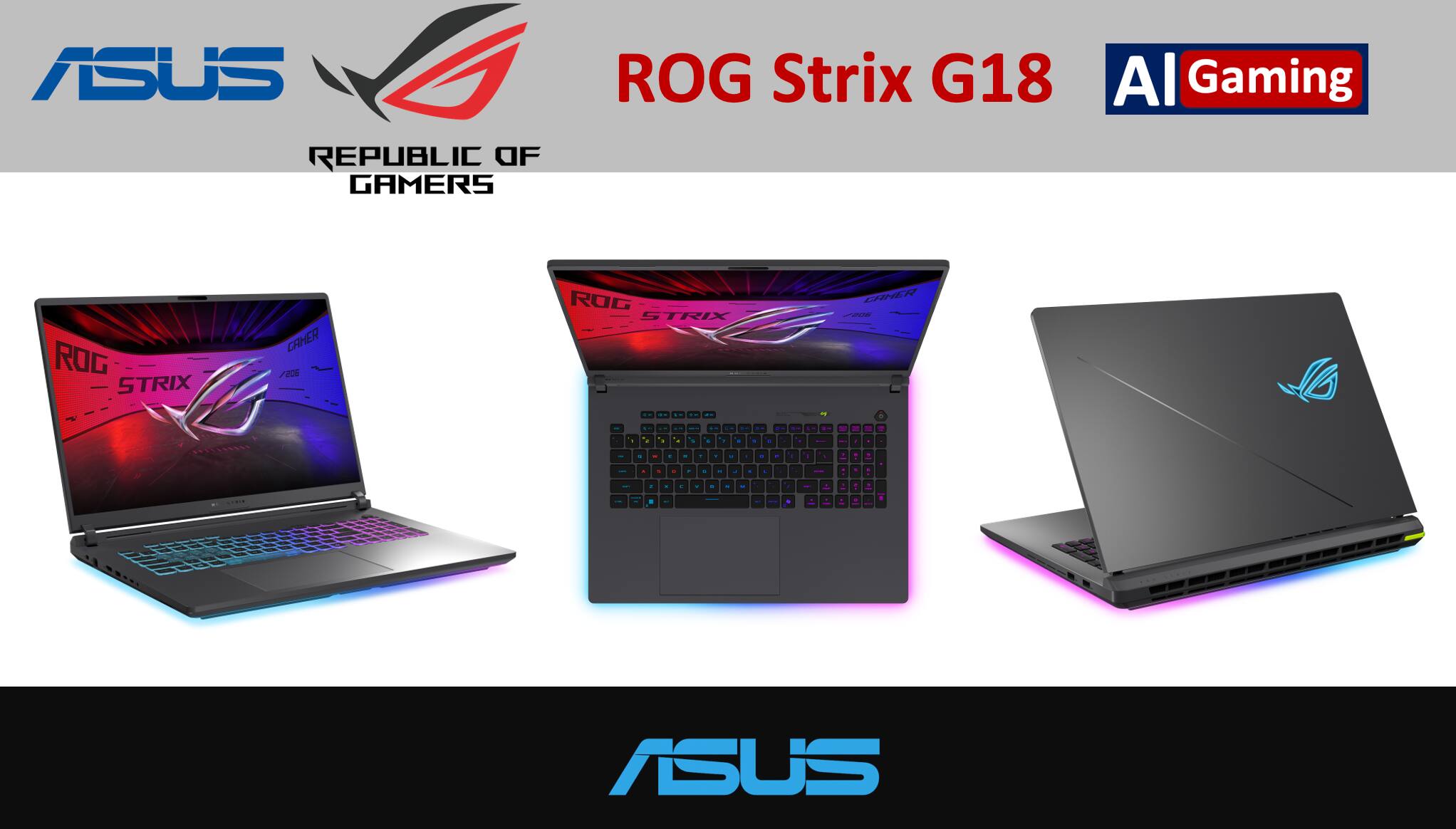 ASUS  
REPUBLIC OF GAMERS  
ROG Strix G18  
AI Gaming