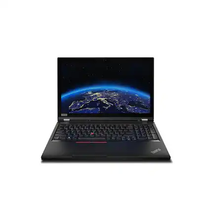 Front. Lenovo - ThinkPad P53 15.6" Laptop i7-9850H 32GB RAM 1TB SSD Windows 10 Pro - Black.