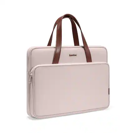 Front. tomtoc - Versatile-A11 Laptop Carrying Bag Case Sleeve for 14 inch MacBook Pro, 13" MacBook Air & Pro, Microsoft Surface Laptop - Blush Pink.