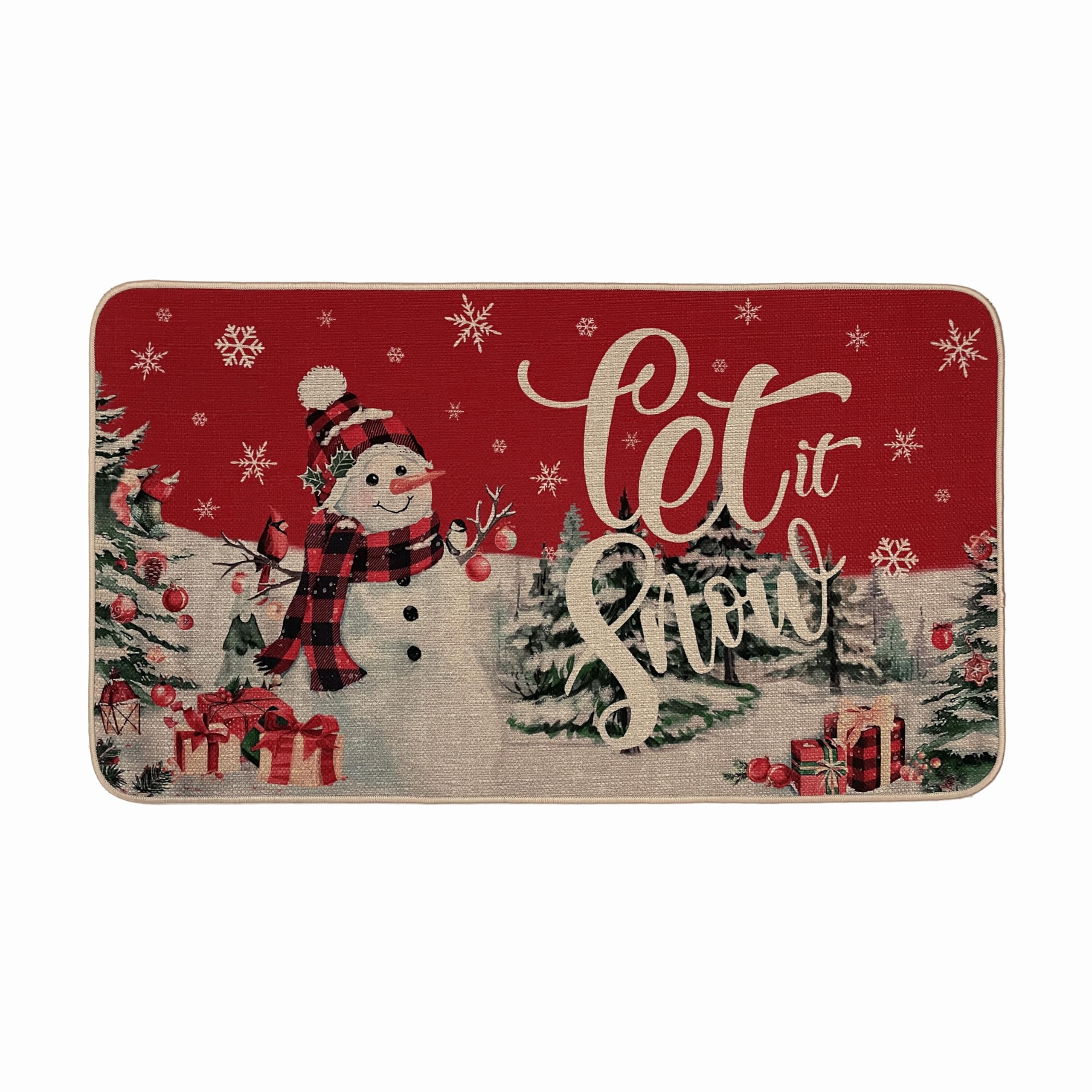 Cute Snowman 1'5" x 2'6" (Rectangular)