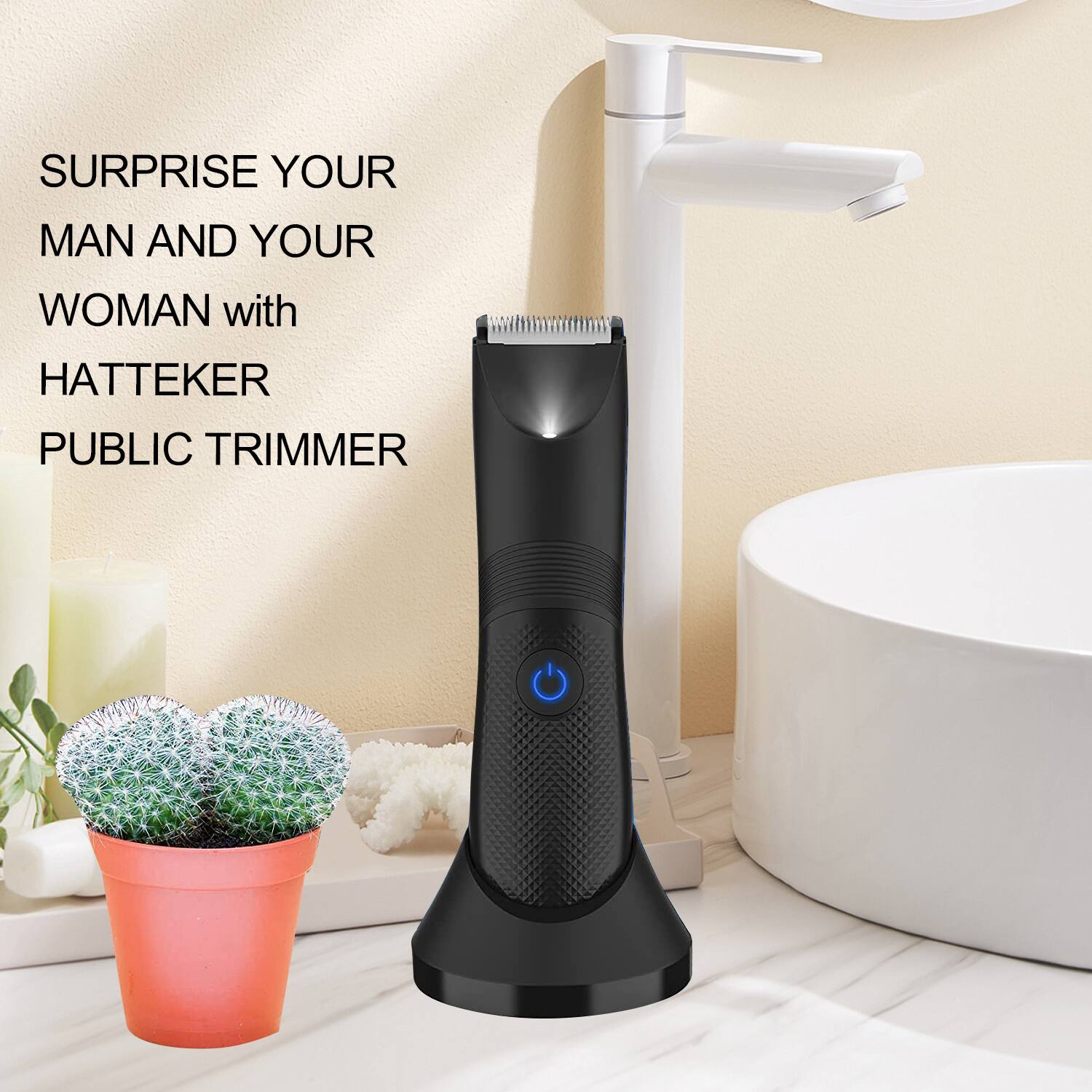 SURPRISE YOUR MAN AND YOUR WOMAN with HATTEKER PUBLIC TRIMMER