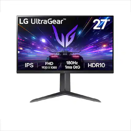 LG UltraGear™ 27"
IPS FHD 1920 x 1080
180Hz
1ms GtG
HDR10