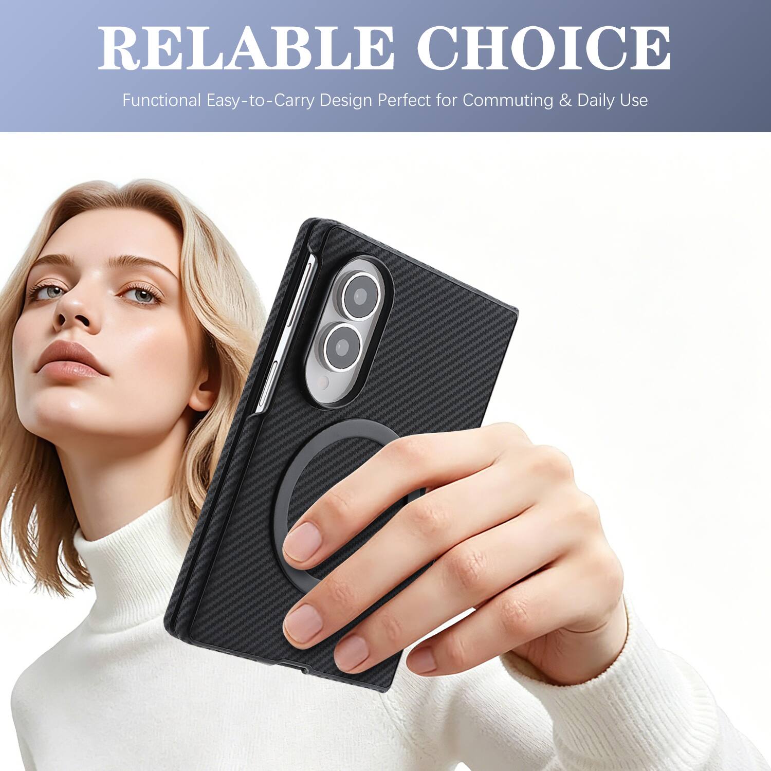 RELIABLE CHOICE  
Functional Easy-to-Carry Design Perfect for Commuting & Daily Use