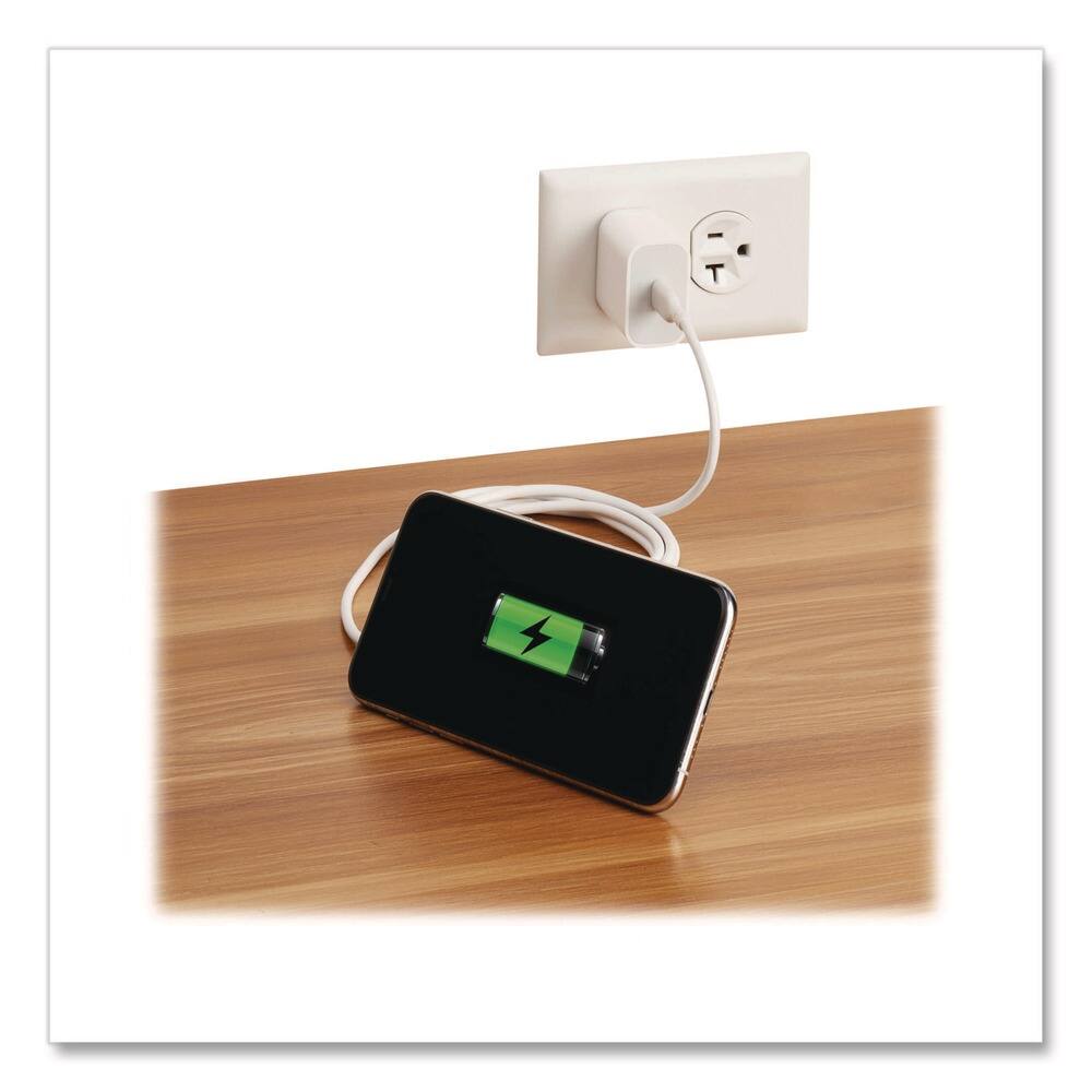 Left. Tripp Lite - Tripp Lite U280MS-005 15W Wireless Charging Pad USB C White - White.