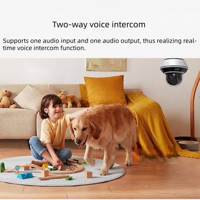 Two-way voice intercom

Supports one audio input and one audio output, thus realizing real-time voice intercom function.