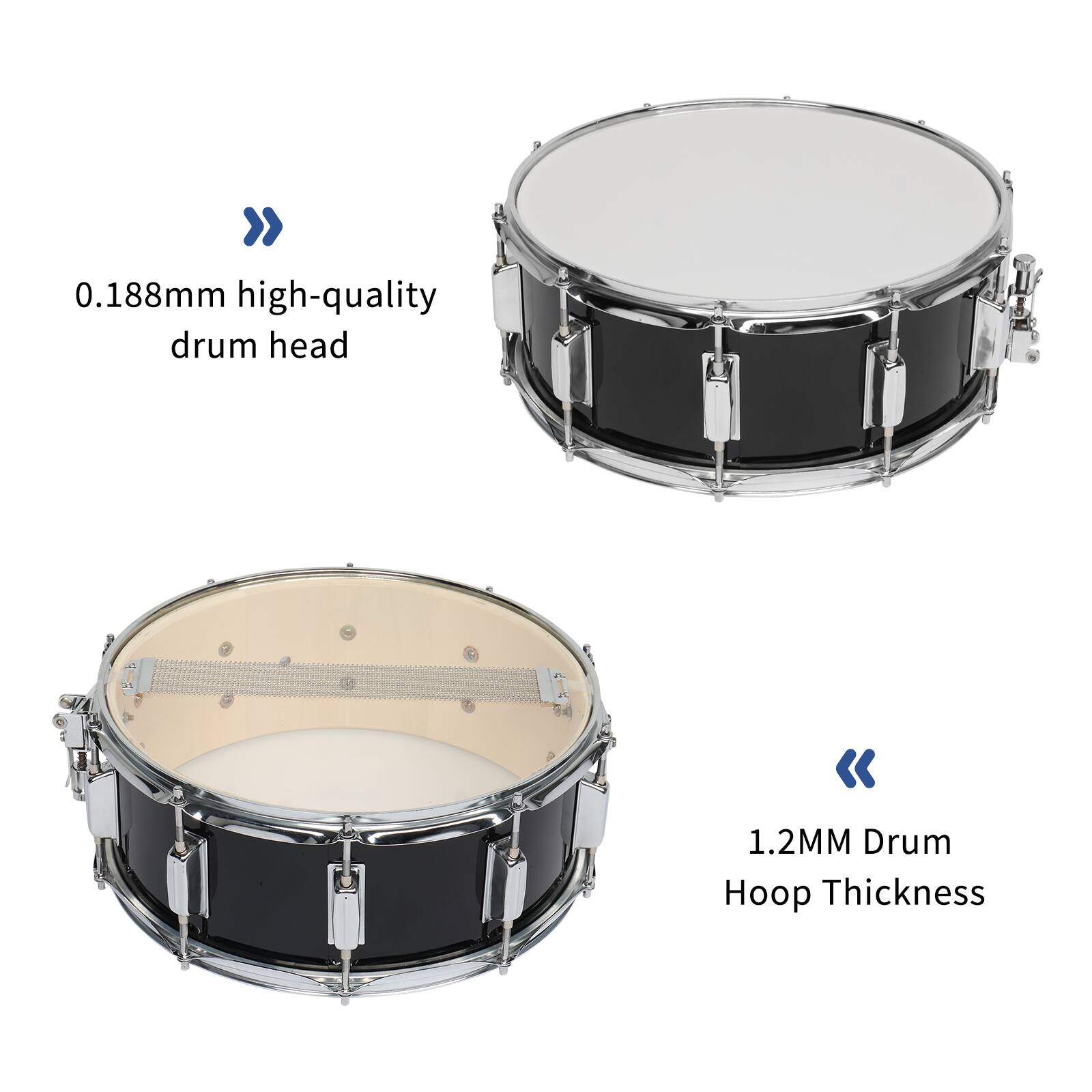 0.188mm high-quality drum head

1.2MM Drum Hoop Thickness