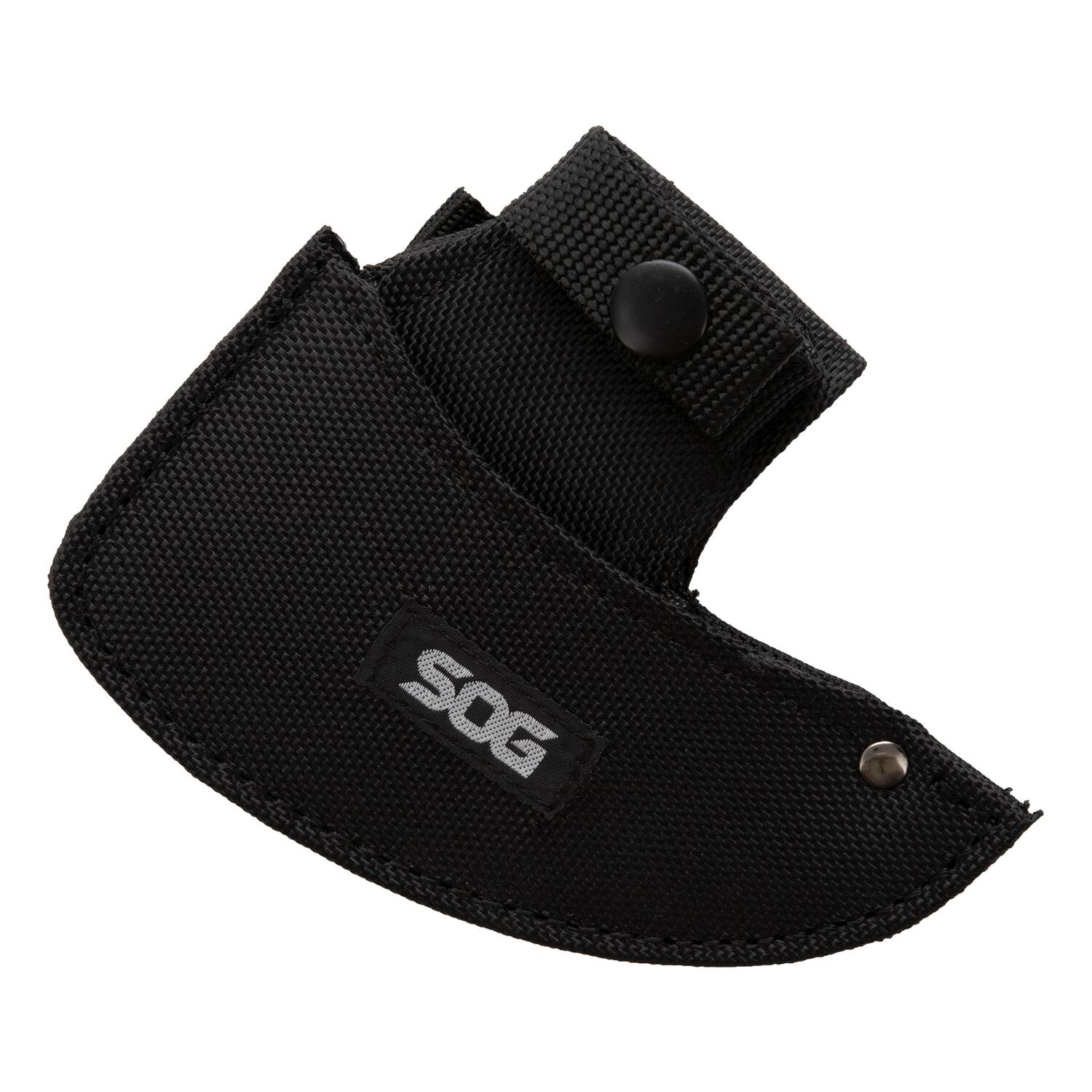 Alt View 2. SOG - Tactical Bushcraft Hatchet with 4.24" Steel Cutting Head, Nylon Blade Cover.