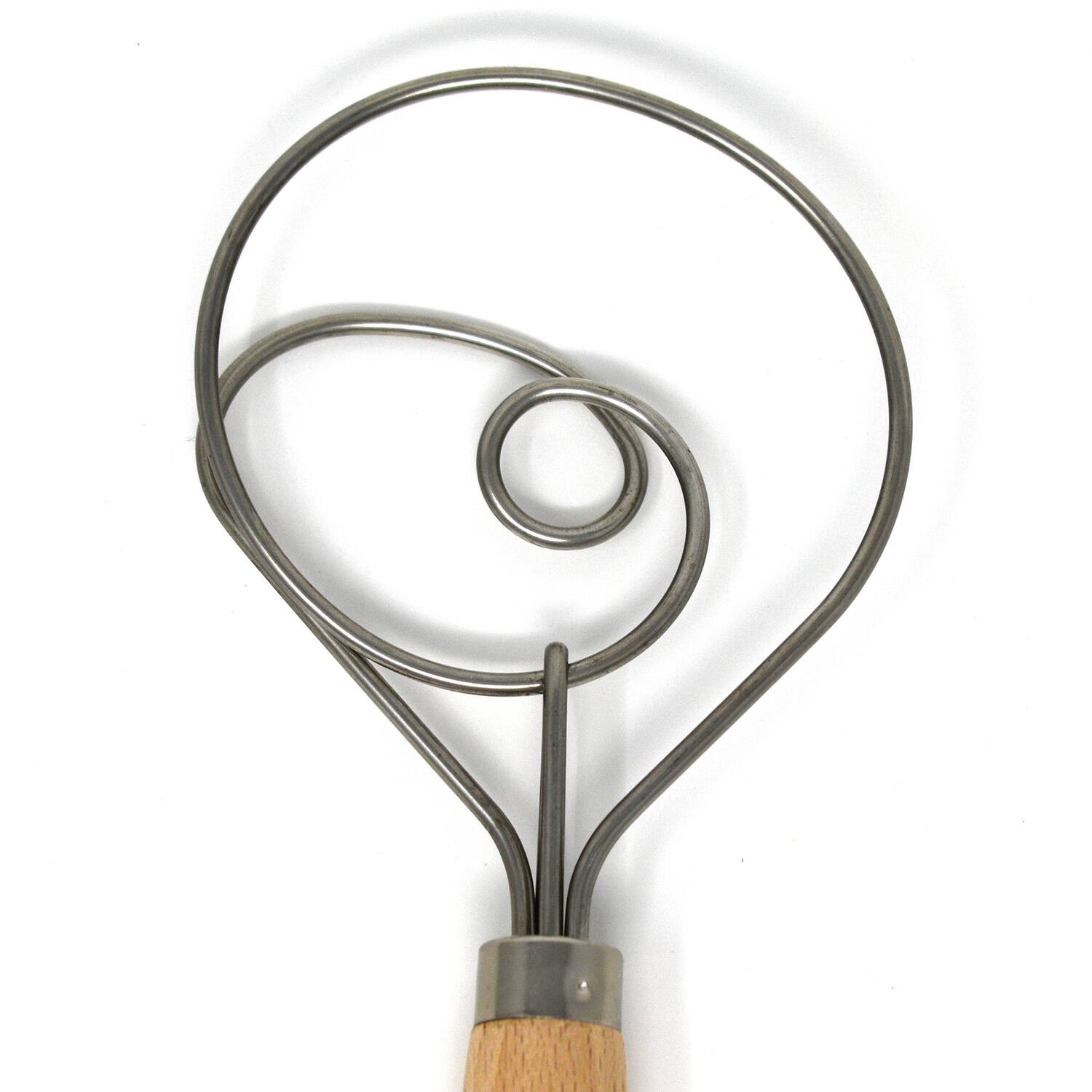 Alt View 1. Norpro - Scandinavian Dough Whisk, 12-Inch - Silver.