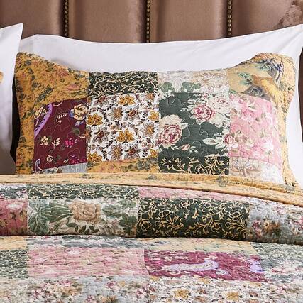 Front. BreeBe - Antique Chic Sham King - Multi.