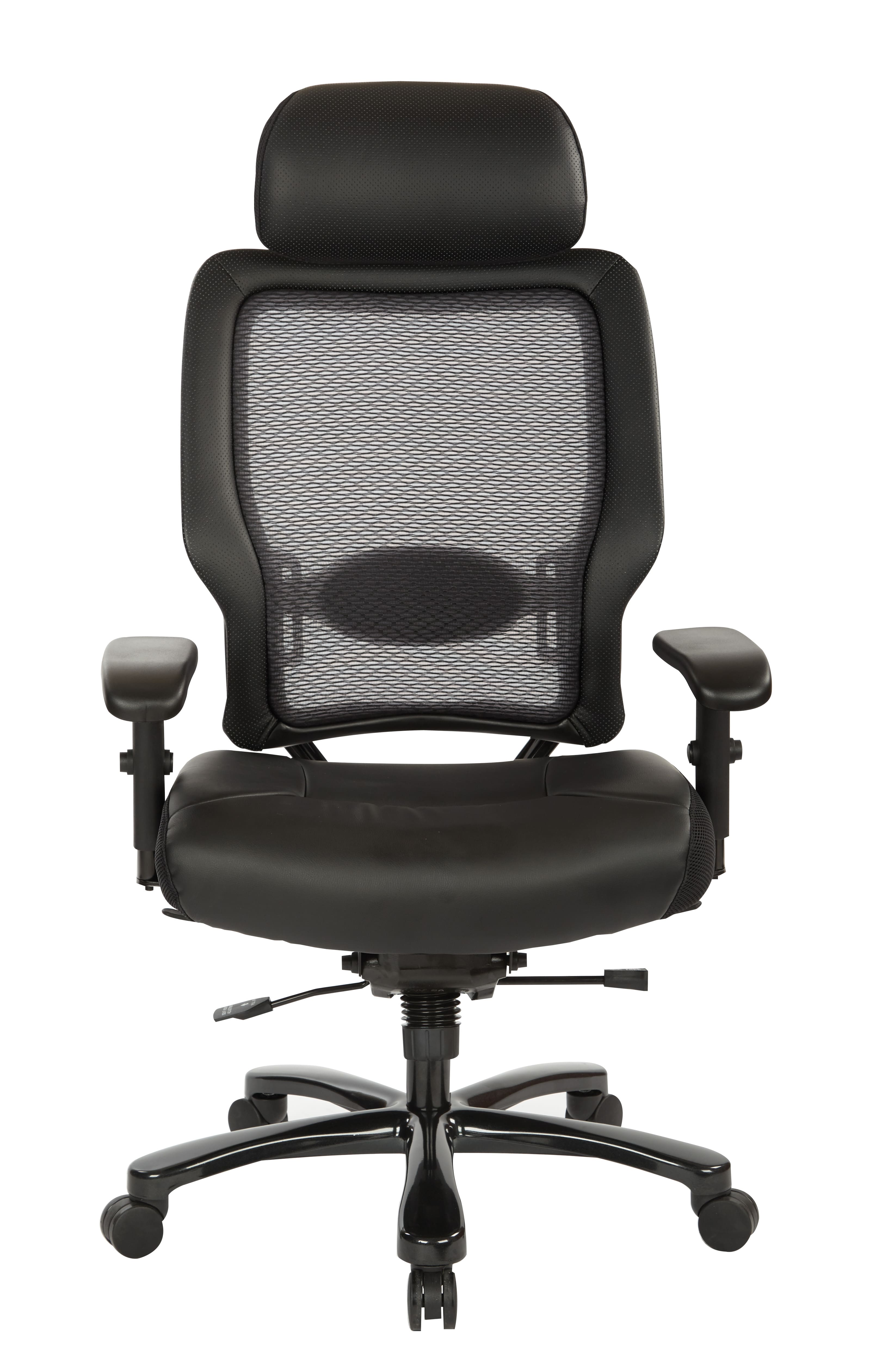 Office Star Products - Executive Big and Tall Chair - Black