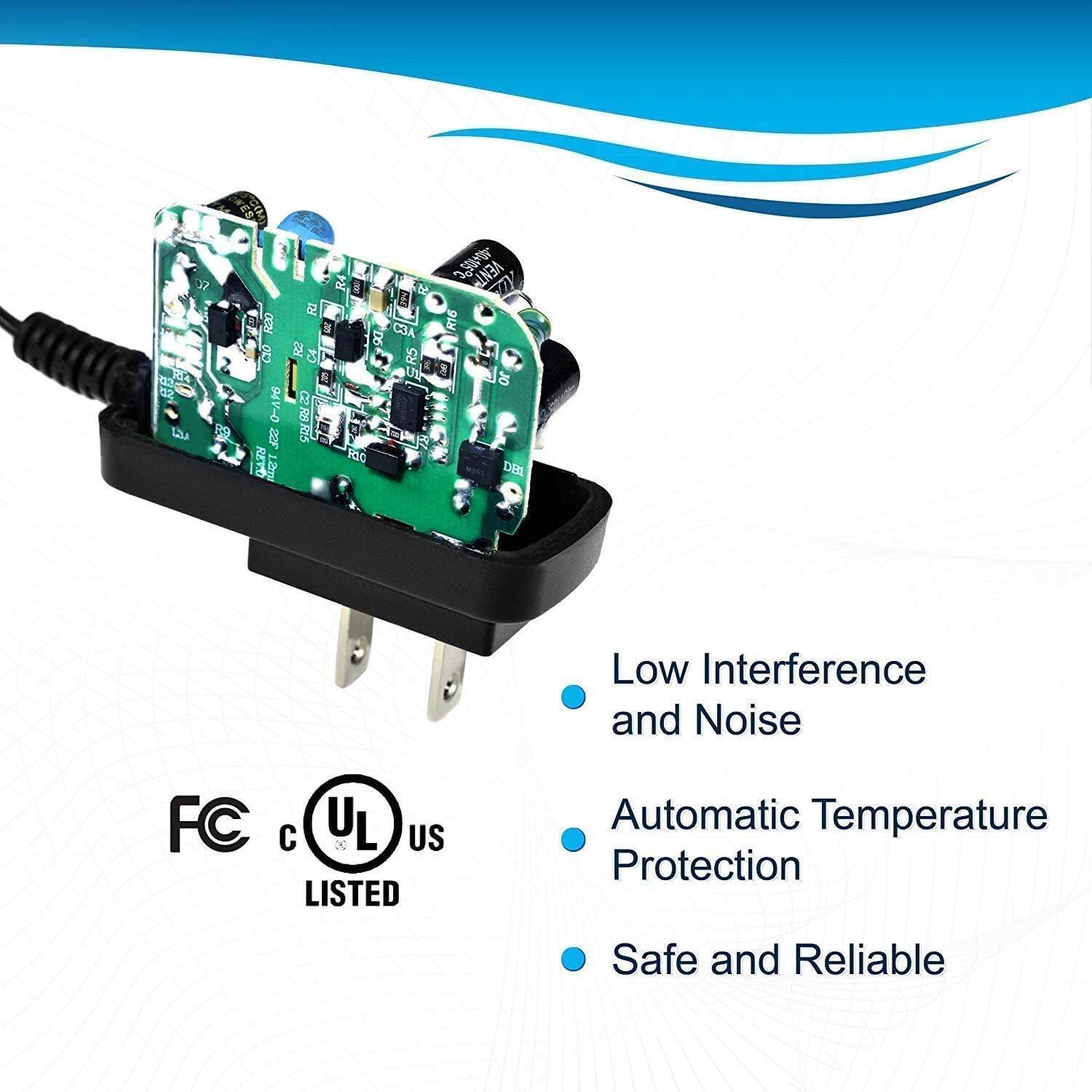 - Low Interference and Noise
- Automatic Temperature Protection
- Safe and Reliable

FC cUL US LISTED