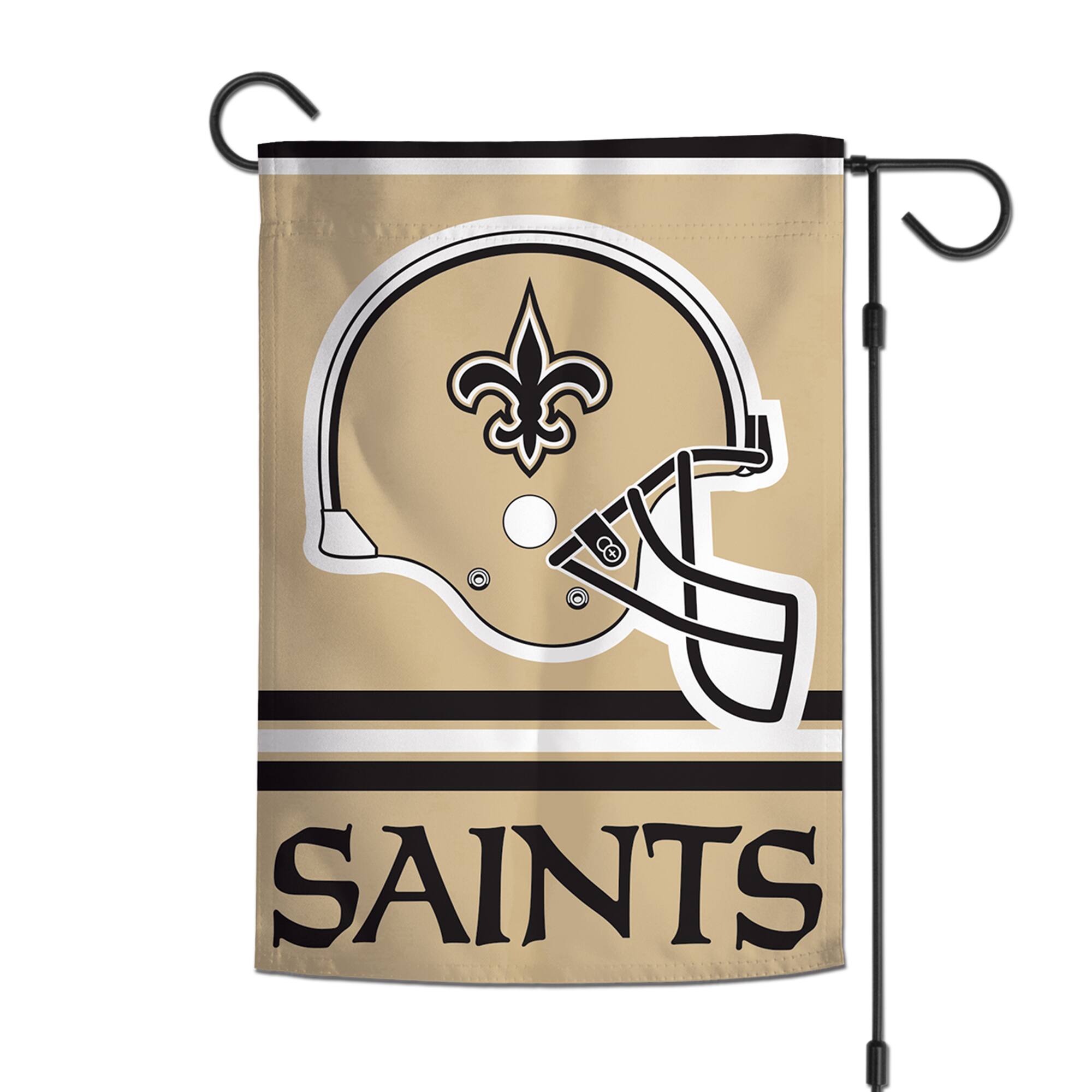 Alt View 1. WinCraft - New Orleans Saints 12" x 18" Double-Sided Garden Flag - Multicolor.