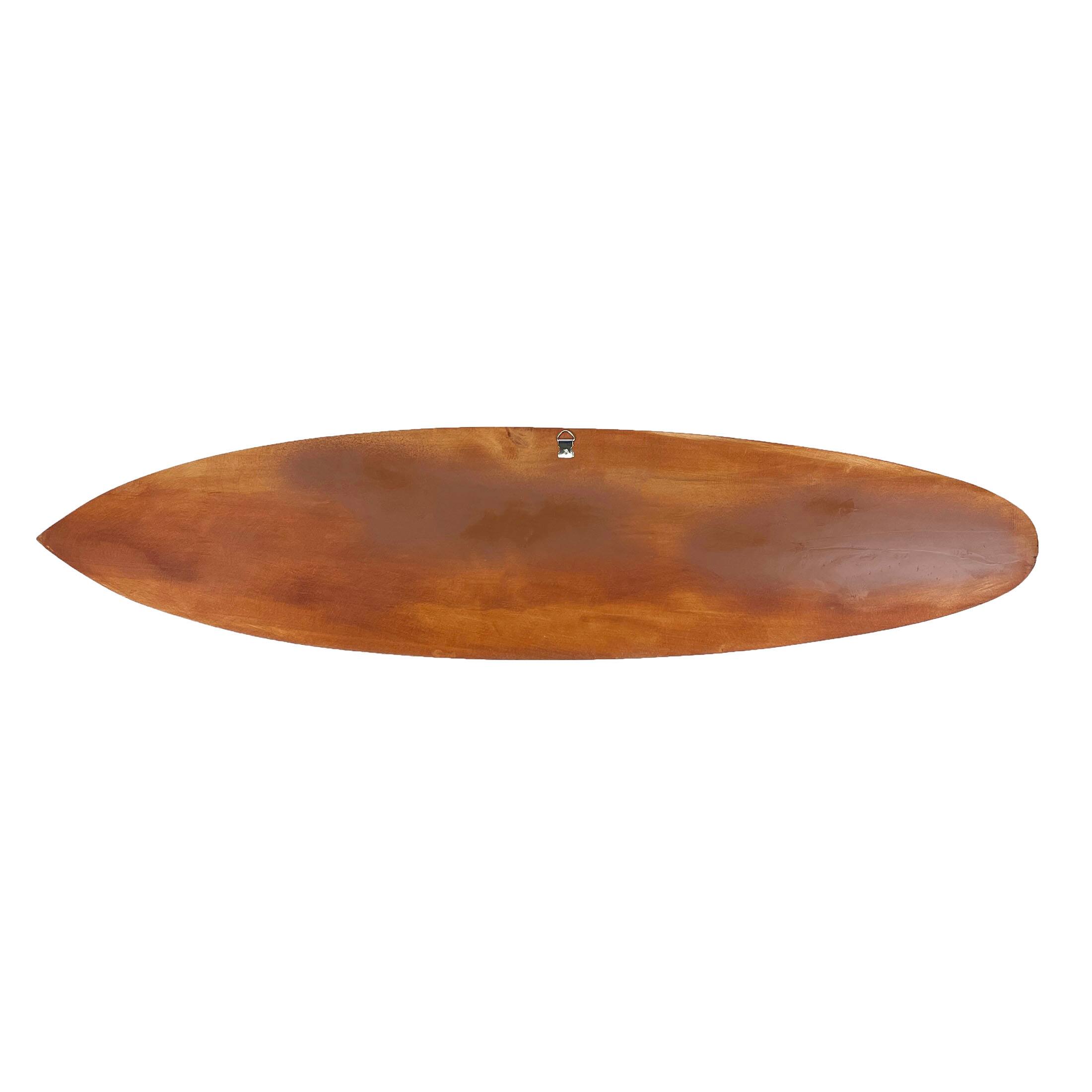 Alt View 9. Things2Die4 - Wooden Tiki Bar Surfboard Wall Decor 39.5" Decorative Beach Sign Art - Brown.