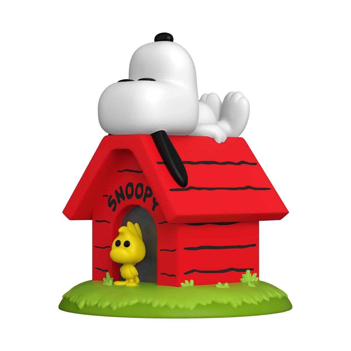 Funko - Pop! Deluxe - Peanuts - Snoopy & Woodstock with Doghouse