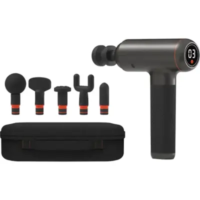 Sharper Image - Powerboost Deep Tissue Massager - Black