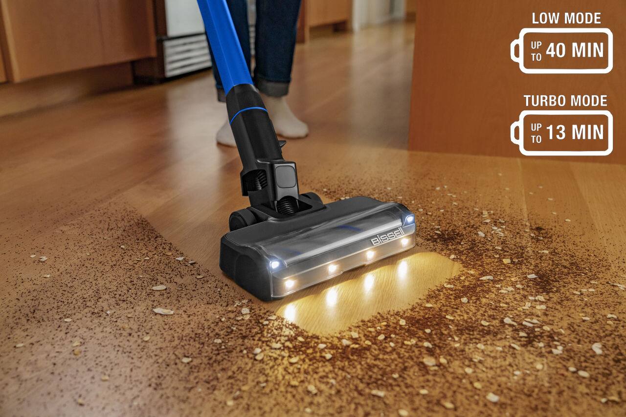LOW MODE UP TO 40 MIN  
TURBO MODE UP TO 13 MIN  
BISSEL