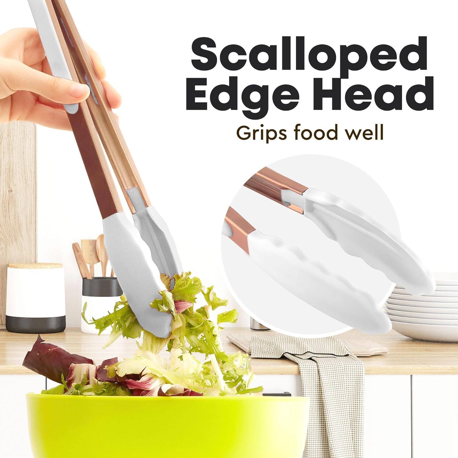 Scalloped Edge Head
Grips food well