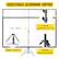 ADJUSTABLE ALUMINUM TRIPOD
78.7"-98.4"
Height Adjustment Knob
Stable Support
Sturdy Aluminum Alloy