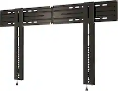 Front. Rocketfish™ - Slim Fixed TV Wall Mount - Black.