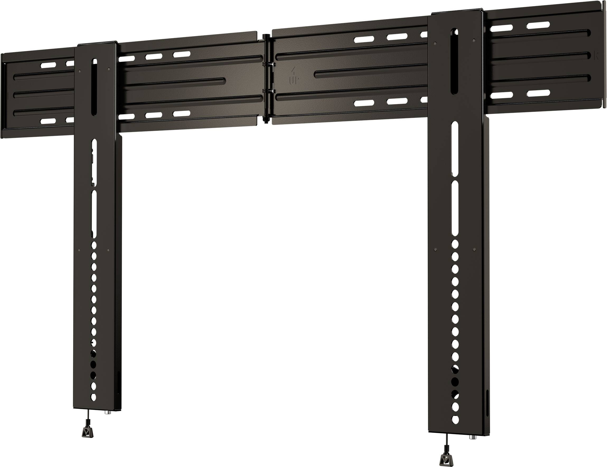 Front. Rocketfish™ - Slim Fixed TV Wall Mount - Black.