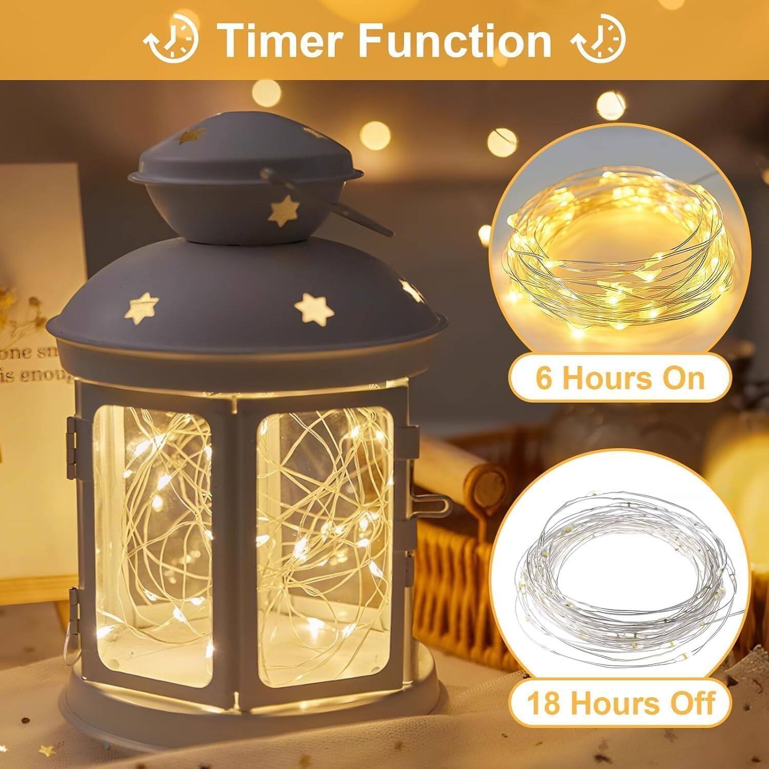 Timer Function

6 Hours On

18 Hours Off