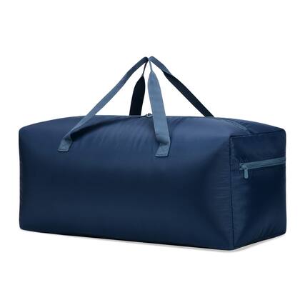 Front. Paradigms Interiors - Foldable Duffel Bag 30" Lightweight With Water Rresistant For Travel- - Navy.