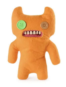 Spin Master - Fuggler 9 Inch Funny Ugly Monster Plush | Button Eyed - Orange