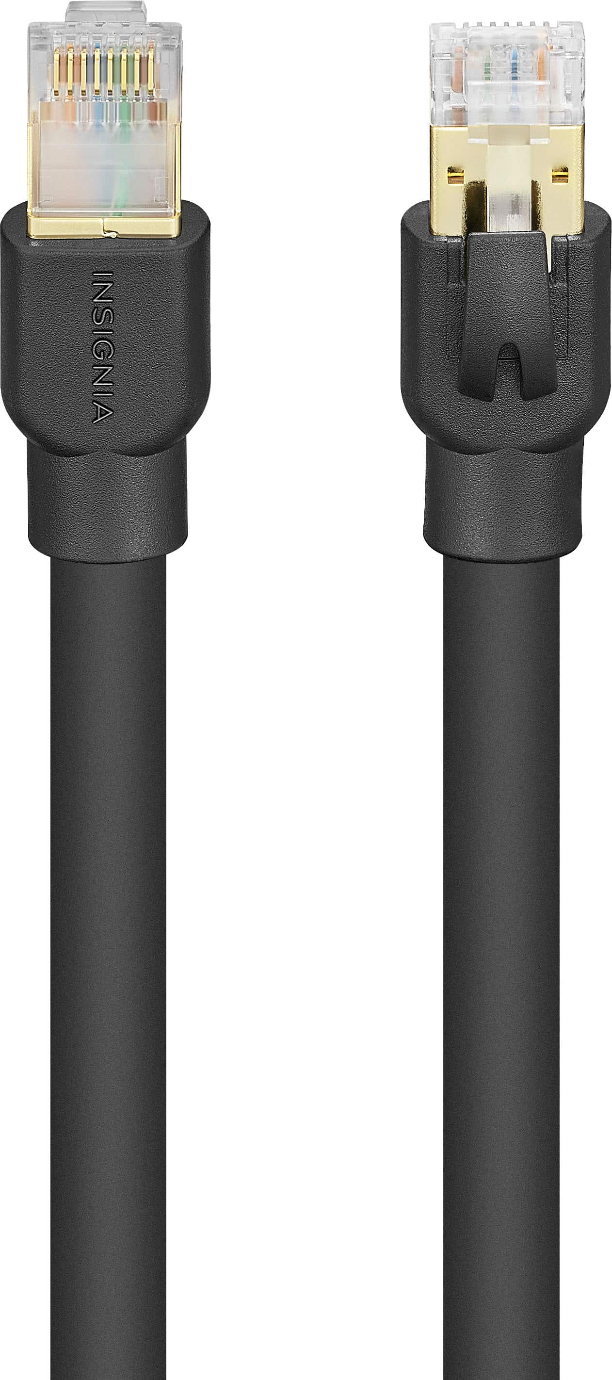 Alt View 12. Insignia™ - 10 ft. Cat-8 Ultra High-Speed Ethernet Cable - Black.