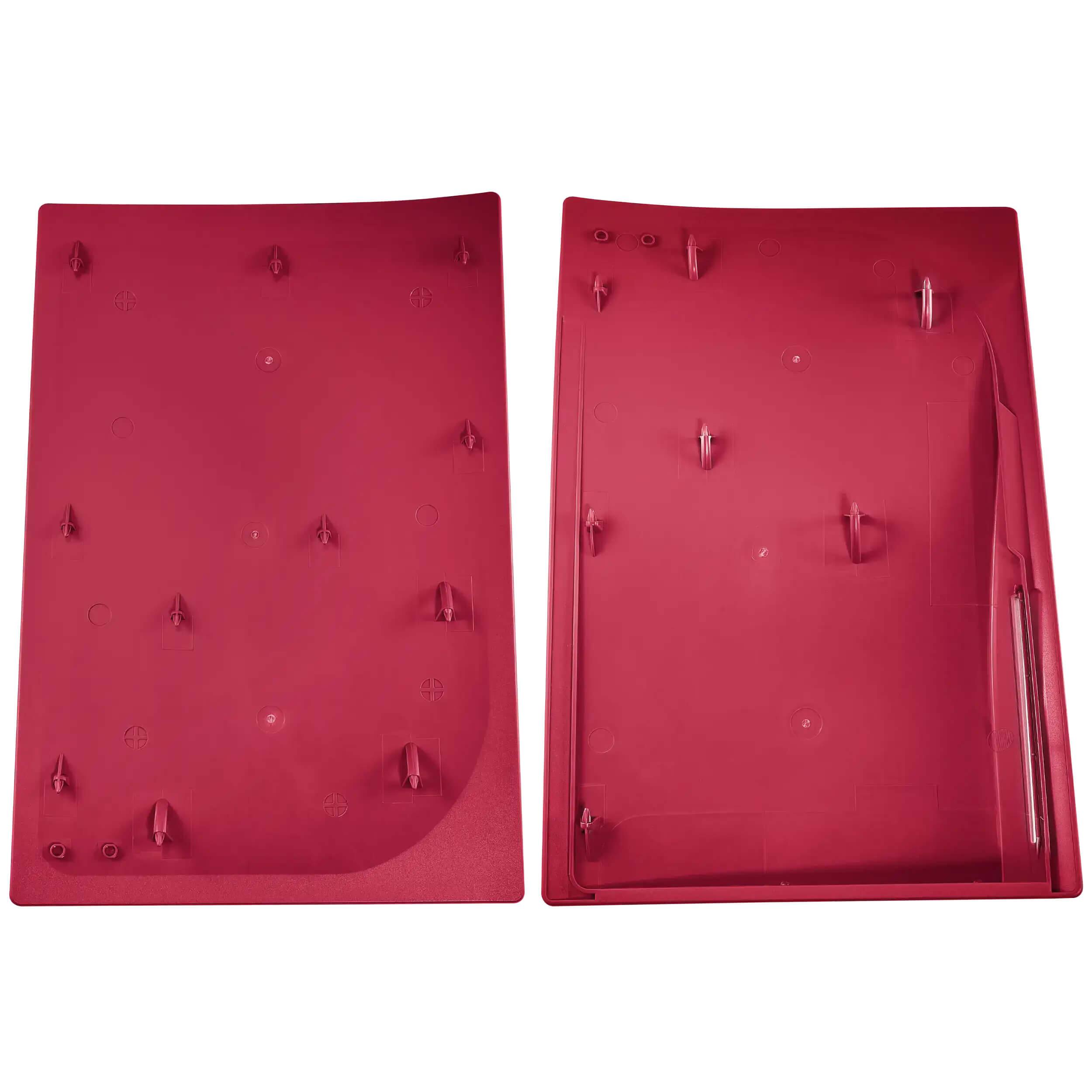 Back. MobileSentrix - Faceplate Covers (Top & Bottom) Replacement Compatible For PlayStation 5 (1000 / 1100 / 1200) - Rose Red - Rose Red.