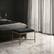 Alt View 1. Meridian Furniture - Valley Black Chenille Fabric Bench - Black.