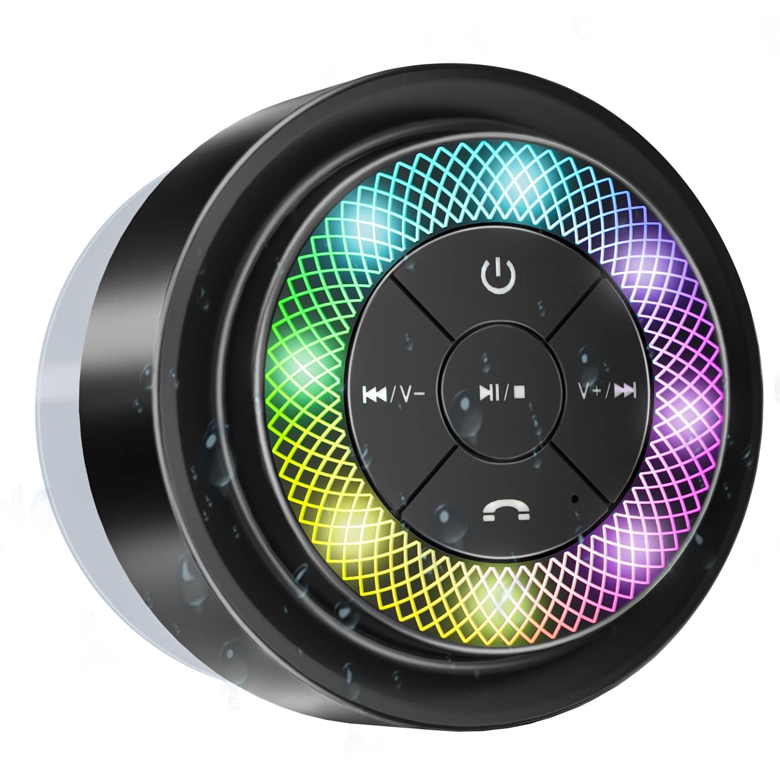 Dazzed Corner - Bluetooth Shower Speaker - Black