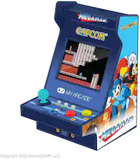 MEGAMAN
CAPCOM
MY ARCADE
MEGAMAN
CAPCOM
Copyright 2023 dreamGEAR®, LLC