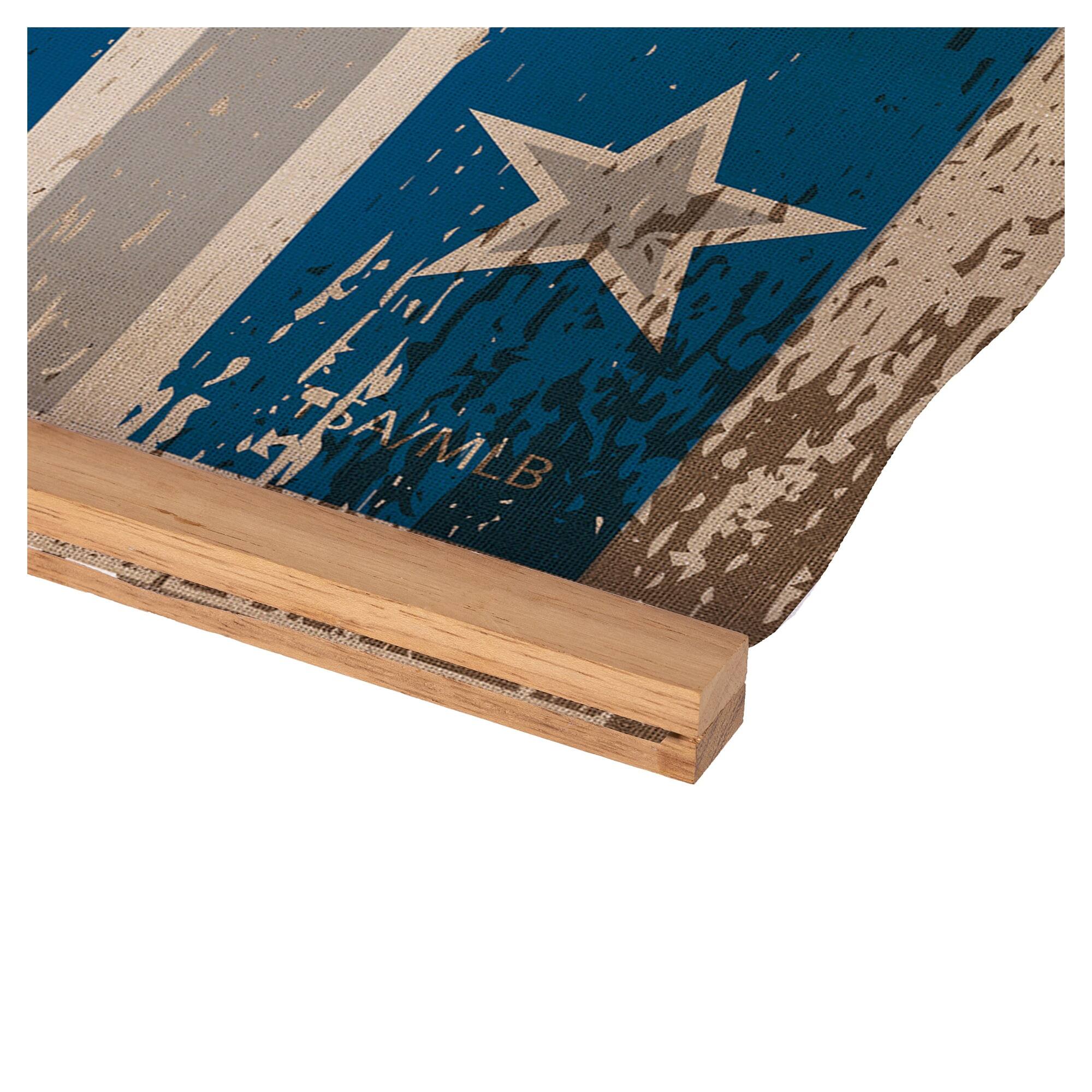Alt View 3. Evergreen Enterprises - Los Angeles Dodgers 36" x 54" Large Canvas Wall Art Tapestry with Wood Frame - Multicolor.