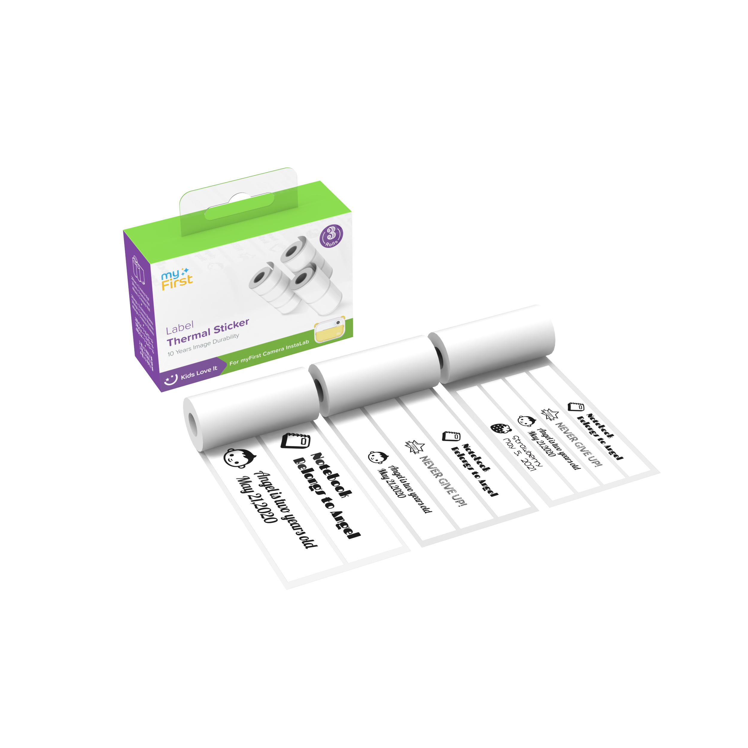 Thermal Sticker Label for myFirst Camera Insta Wi - White