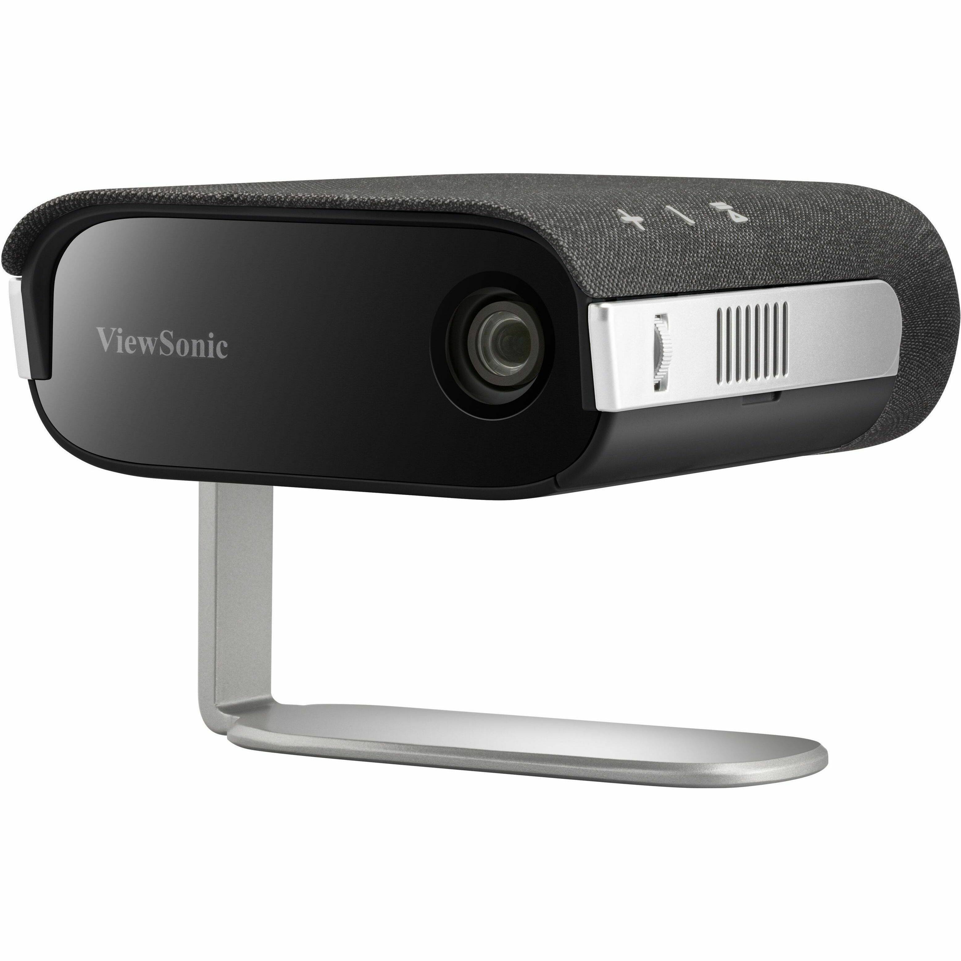 ViewSonic - M1X Portable LED Projector with Smart Stand, Harman Kardon - Black