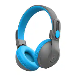 JLab - JBuddies Studio 2 Wireless Kids Headphones - Blue/Gray